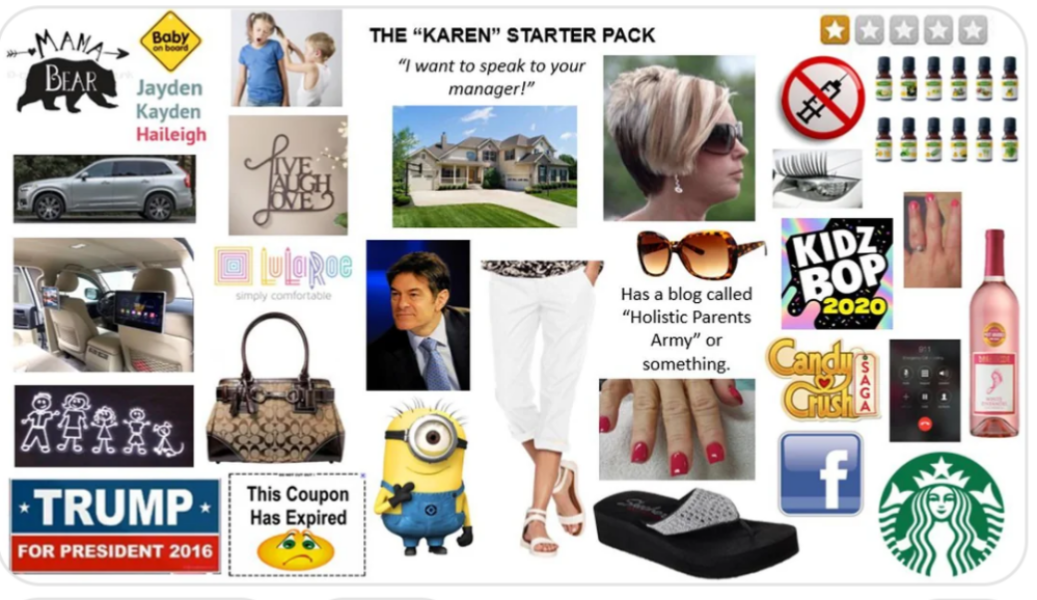 To think they call us Karen because they fear us