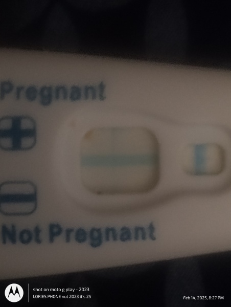 dark THIN blue line positive test result?