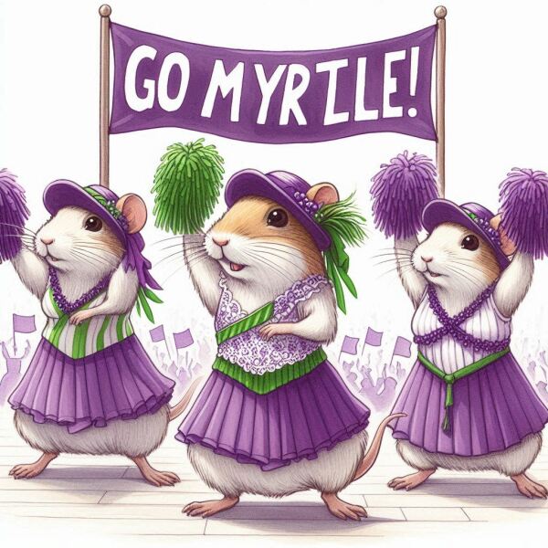 The Bluestocking. All gerbils welcome, must have own frou-frou skirt.