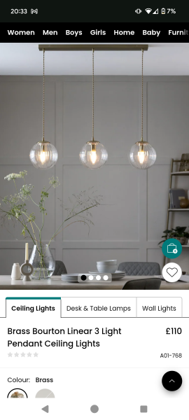 How many watts for kitchen lighting?