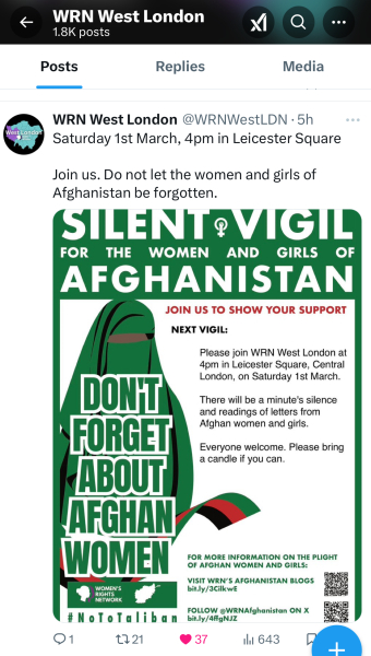 Women's Rights Network sucessful day of support for Afghan Women