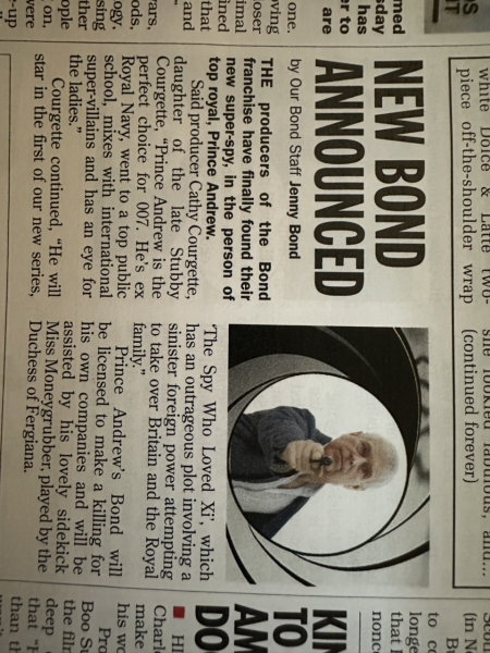 To ask who you think the next James Bond should be?