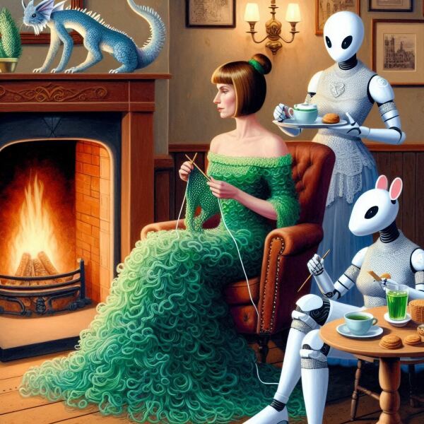 Roll up, Ladies and Gentlecreatures, the Bluestocking has been redecorated