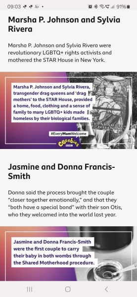 CBeebies Inspirational Mums… can you guess?