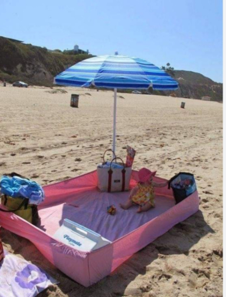 Beach essentials for a day trip