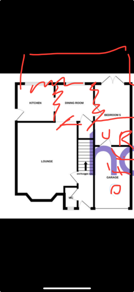 Reconfiguration of this floor plan