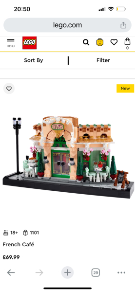 To show me your Lego collection?