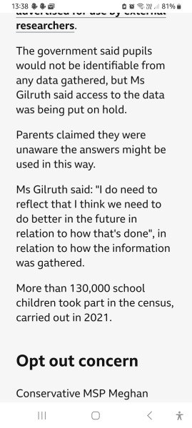 Scottish pupils 'sex survey' data advertised