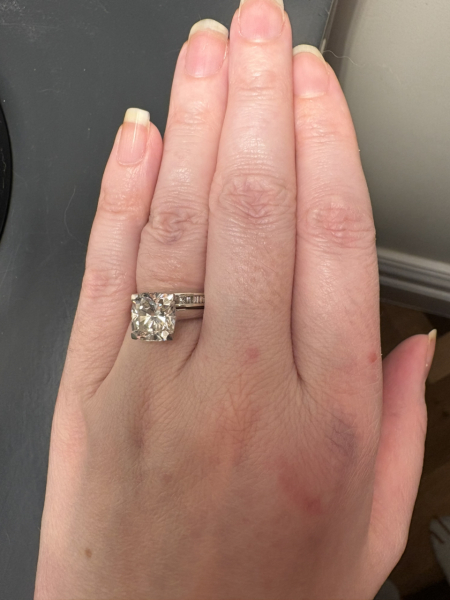 Can I have a look at your engagement rings?