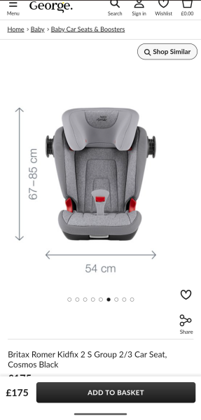 New car seat for small 4 yo
