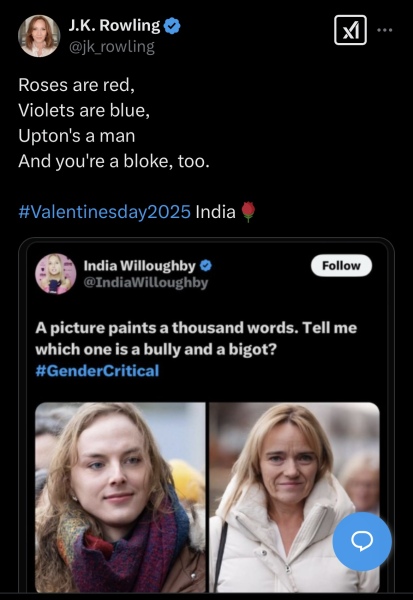 JKR poem to IW - Brilliant