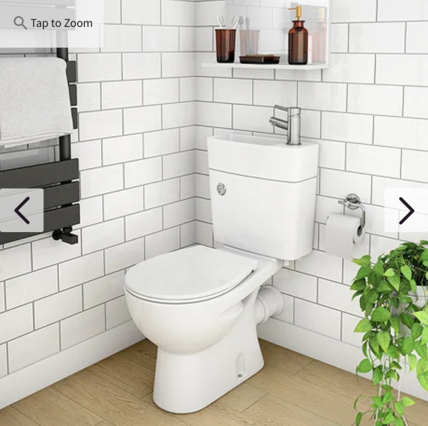 Toilet in Downstairs Cupboard