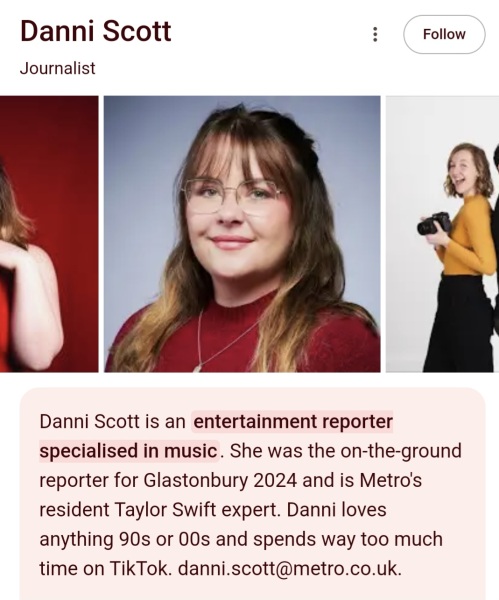 Metro newspaper article