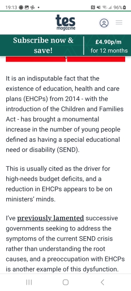 EHCP support thread no. 4