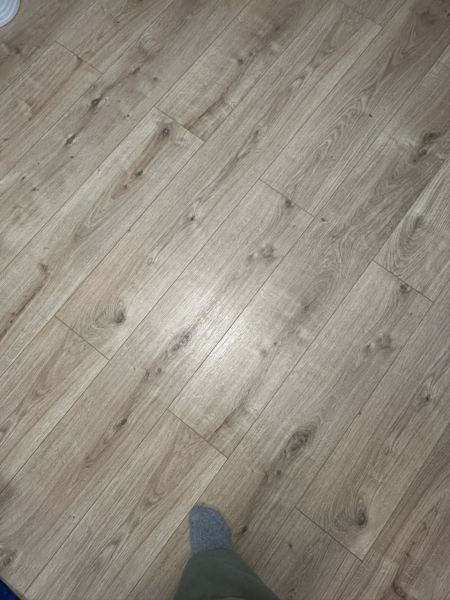 New engineered flooring and I don’t think I like it.
