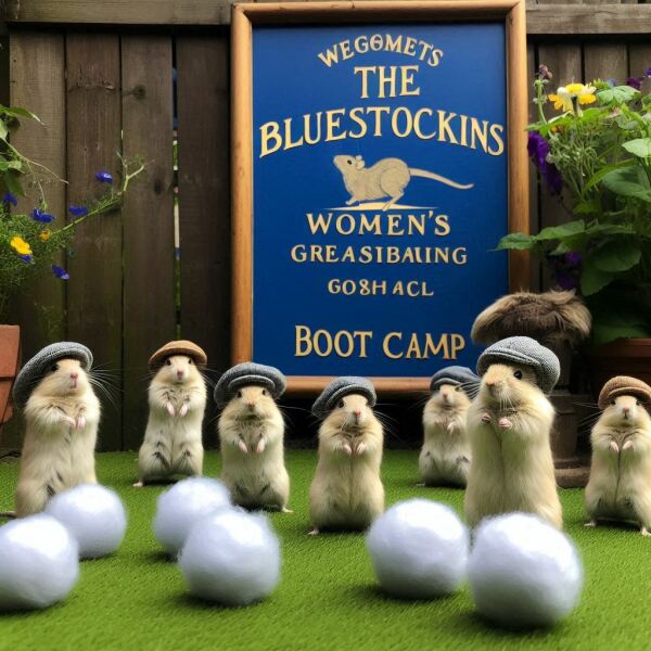 Roll up, Ladies and Gentlecreatures, the Bluestocking has been redecorated