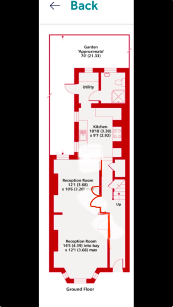 Utility area in reception room…bonkers?