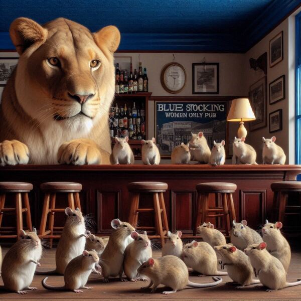 The Bluestocking. All gerbils welcome, must have own frou-frou skirt.