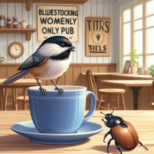 The Bluestocking. All gerbils welcome, must have own frou-frou skirt.