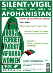 Next Women’s Rights Network vigils for Afghan women