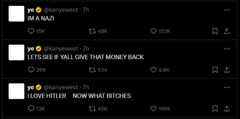 Can't see a Kanye thread - if he wasn't finished already, today's the last straw, surely?