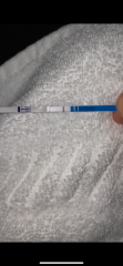 Very very faint line and now bleeding