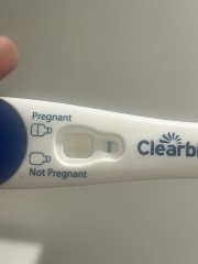 X2 faint Clear Blue tests