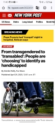 Trans men are women according to Gender Critical Movement