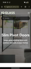 Minimal frame aluminum glazed pivot door and window suppliers