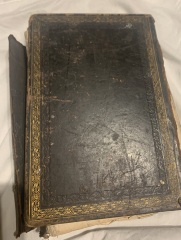 I’ve found an enormous - I mean enormous - old bible in the rafters of my loft