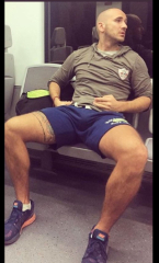 Today, I man-spread on the train.