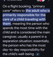 Grandparent has put themselves down as primary carer on our holiday booking?