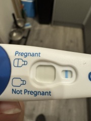 Faint positive line but negative digital tests