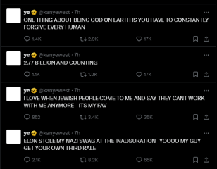 Can't see a Kanye thread - if he wasn't finished already, today's the last straw, surely?