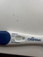 Clear blue help!!