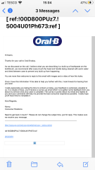 Black gunk inside Oral-B electric toothbrush head?