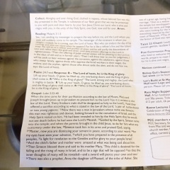 Sharing Sunday services