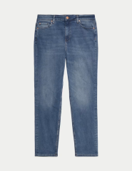 Jeans without striations