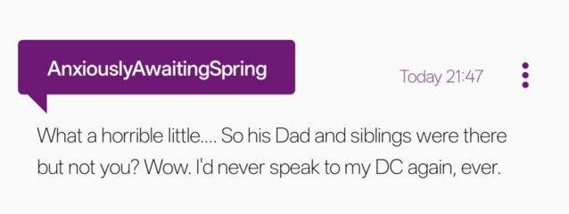 To be upset son got married without me there?