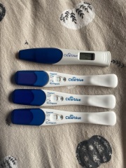 Digital clear blue tests