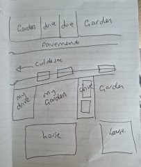 Parking with two scruffy diagrams (sorry)