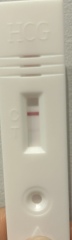 V faint tests 10dpo, no darker at 11dpo