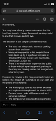 To be worried about the impact of parking eye enforcement at my local hospital, and place of work
