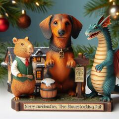 The Bluestocking. All gerbils welcome, must have own frou-frou skirt.