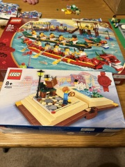 To show me your Lego collection?