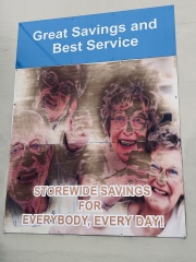 To think our local Pharmacy could afford a new sign?