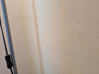 Paint for uneven walls