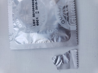 Advice please...found corner of condom packet in my bedroom