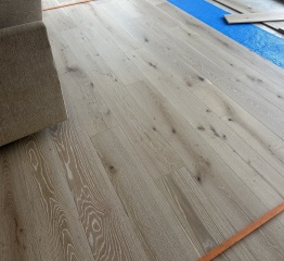 New engineered flooring and I don’t think I like it.