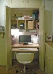 Office in a cupboard- anyone done it?